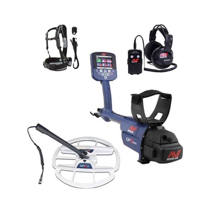 MINELAB GPZ 7000 ZVT Pro Gold Detektor / mit gratis Metalldetektor X-Terra Elite (Expedition Pack)