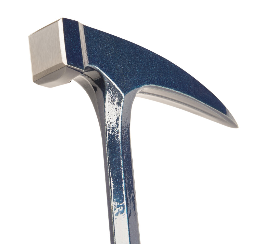 Estwing Geologenhammer / Pickhammer mit blauem Vinylgriff (grosse Schlagfläche)  E6-24PC