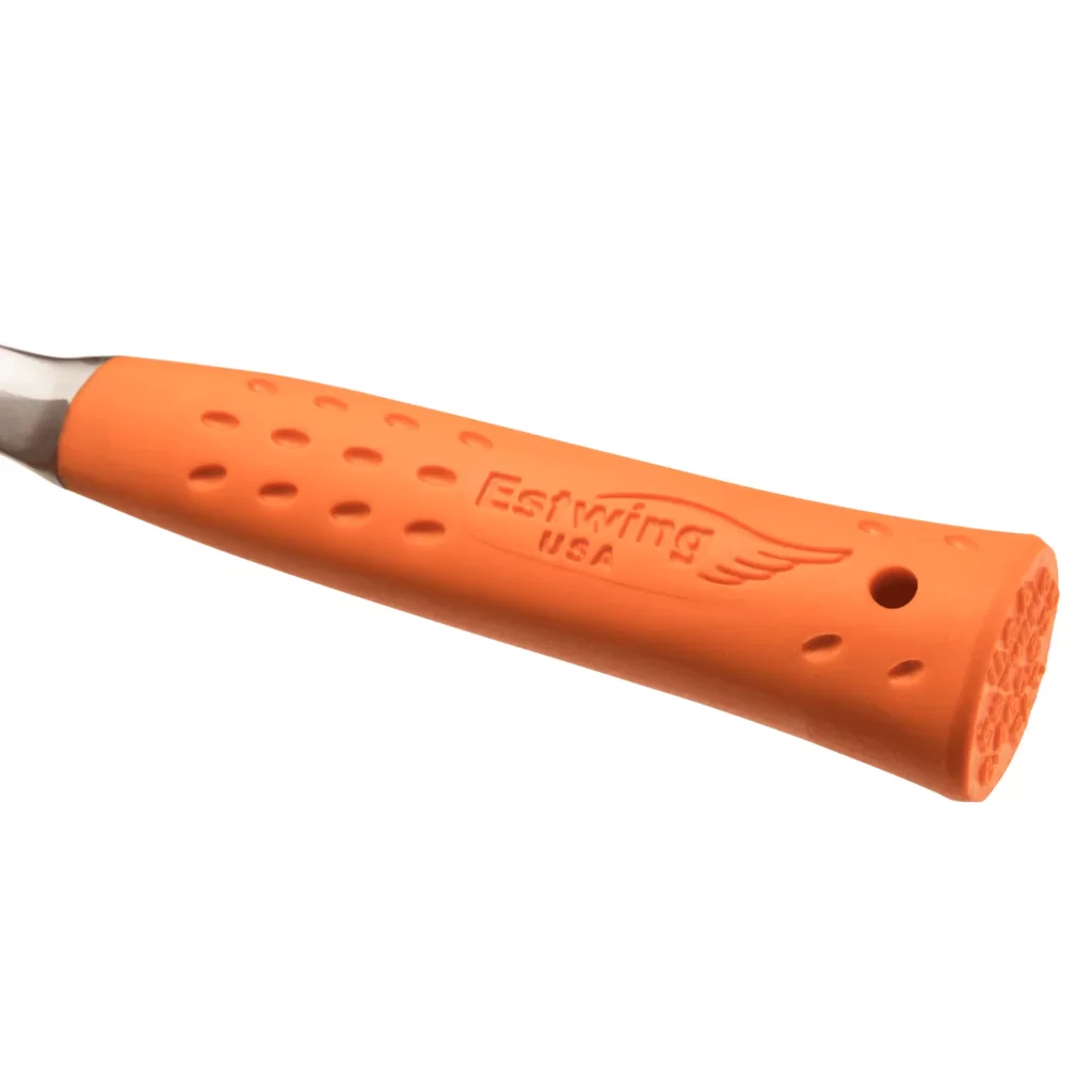 Estwing Geologenhammer / Pickhammer mit orangem Vinylgriff EO-14P