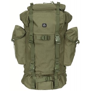 MFH BW Kampfrucksack, 65 l, Alu-Aussteifung, oliv