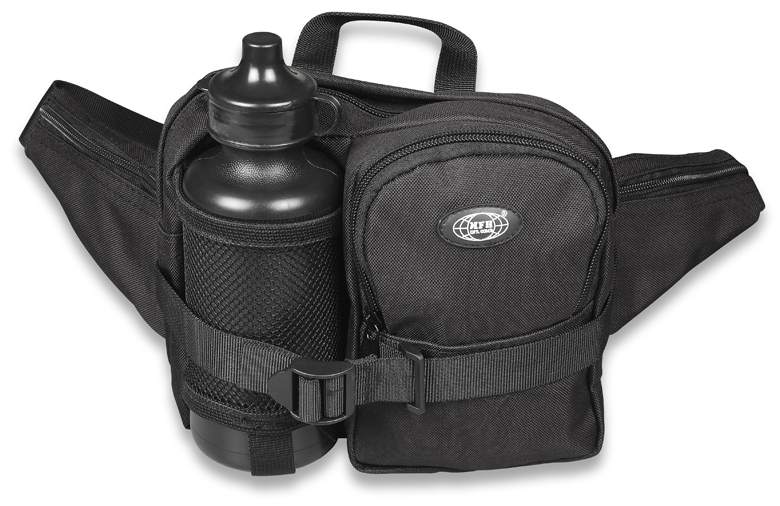 Fundtasche mit Trinkflasche schwarz