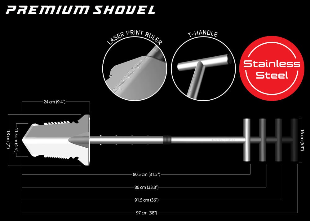 Nokta Premium Shovel / Spaten