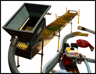Keene 6 HP - 3 Inch Dredge Combination with 8 Foot Sluice Box