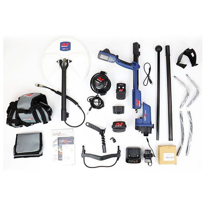 MINELAB GPZ 7000 ZVT Pro Gold Detektor / mit gratis Metalldetektor X-Terra Elite (Expedition Pack)