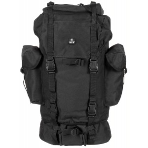 MFH BW Kampfrucksack, 65 l, Alu-Aussteifung, schwarz