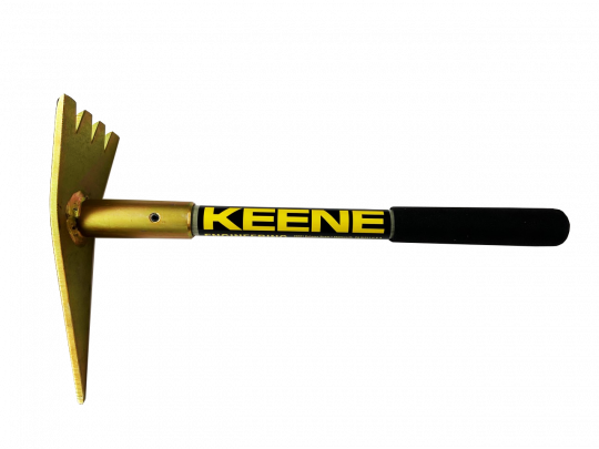 Keene - 16 Inch Flat Edge Rake Serrated Detector Pick